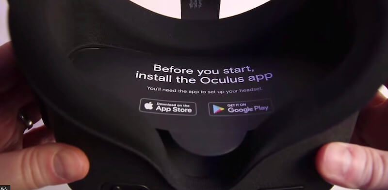 setting up the oculus quest